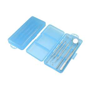 Kit de Cuidado Bucal Profesional SKY BLUE, 5 Piezas, Kit de Herramientas Dentales de Acero Inoxidable, Set de Higiene Dental 2026 - Product Image 4