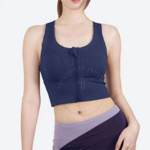 Conjunto de yoga ajustado personalizado de alta calidad para mujer, ropa deportiva de LICRA sin costuras, estampado de cintura elástica, mallas para correr, ropa deportiva - Product Image 6