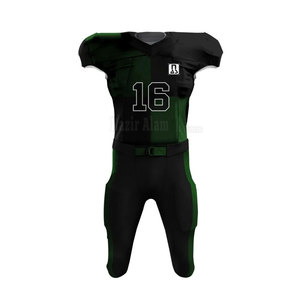 Uniforme de football américain personnalisé avec logo et numéro imprimés, polyester, séchage rapide, prix de gros - Product Image 3