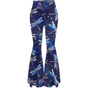 Pantalones acampanados de alta moda Premium para mujer 2025 Pantalones de alta calidad lavables a máquina de cintura media - Product Image 4