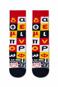 Chaussettes à motif de dessin animé amusant, design original et coloré, mélange de coton, unisexe, chaussettes décontractées, vente en gros, OEM personnalisé - Product Image 3