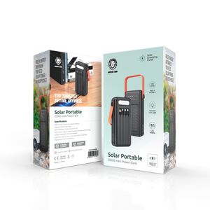 Green Lion Solar Portable 30000 mAh Power Bank