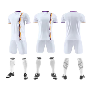 Nuevos conjuntos de camisetas de fútbol para niños, uniformes de entrenamiento para correr, ropa deportiva en blanco para equipos, camiseta de fútbol, camiseta de fútbol - Product Image 6