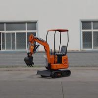 Excavadora Compacta de 3.8 Toneladas para Agricultura, Mini Excavadora de 0.5 Toneladas para Espacios Estrechos, Excavadora Pequeña para Trabajos de Tuberías, MOQ