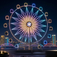 Sistema de Iluminación LED Inteligente DMX512 IP65 con Malla de Puntos y Color Cambiable para Iluminación y Decoración de Parques Temáticos