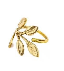 Decoration Napkin Buckle Gold Round Metal Accessories Wedding Napkin <b>Rings</b> - Product Image 1