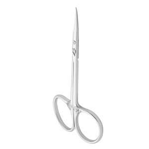 Tijeras para Cutículas de Uñas al por Mayor, Hoja Recta y Afilada, Punta Curva, Acero Inoxidable, Acabado Arenado, Tijeras para Manicura y Belleza - Product Image 2