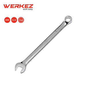 Werkez, llave combinada de acero cromado de alta calidad de 5/16 pulgadas para reparación industrial y de bricolaje, OEM personalizable embalado en caja - Product Image 2