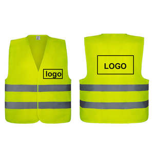 Gilet de sécurité réfléchissant en polyester et coton avec logo personnalisé de haute qualité avec fonction maille Gilet de protection - Product Image 1