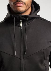 Conjunto de 2 piezas con logotipo personalizado, chándales de gimnasio ajustados a medida de último diseño para hombre, chándal de Otoño de talla grande transpirable al por mayor - Product Image 4