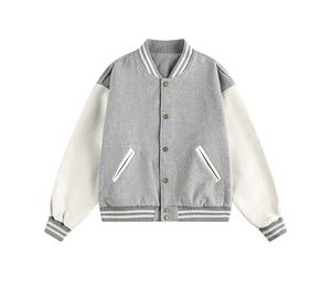 Men's Varsity Jacket, Color-blocked Stitching Jacket, Classic Coat, Casual CollegeBaseballjacket for men DDP Shipping - Product Image 1