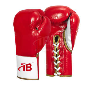 Guantes ajustables de boxeo con cordones para entrenamiento de MMA, guantes de boxeo con cordones, guantes de boxeo con cordones personalizados - Product Image 3