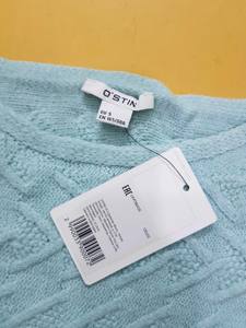 Leftover High End Brand Apparels Etiquetas de marca Mujeres Damas Manga larga Cuello redondo Suéteres de algodón casuales Bangladesh Stock Lote - Product Image 4