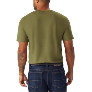 เสื้อยืดผู้ชายผ้าเจอร์ซีย์คอตตอน 100% คุณภาพสูง ดีไซน์แฟชั่น แขนสั้น มีกระเป๋า ลายเรียบ สวมใส่สบาย ระบายอากาศได้ดี ไม่ยับ - Product Image 3