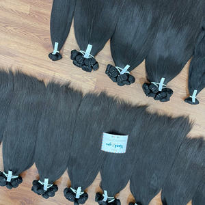 ¡ALTA CALIDAD SUPERIOR! Extensiones de cabello humano de trama vietnamita 100%, extensiones de cabello de trama recta natural Remy de doble dibujado virgen cruda - Product Image 4