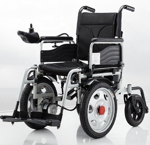 Frenos automáticos y tracción delantera grande antivuelco Marco <span class=keywords><strong>de</strong></span> acero al carbono Batería <span class=keywords><strong>de</strong></span> plomo ácido <span class=keywords><strong>Silla</strong></span> <span class=keywords><strong>de</strong></span> <span class=keywords><strong>ruedas</strong></span> eléctrica - Product Image 2