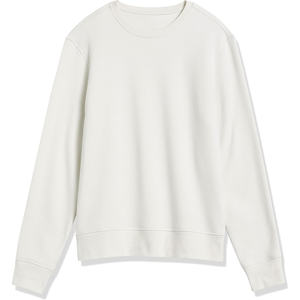 Sweat-shirt à col rond en polaire écologique brodé gris clair pour homme (surdimensionné personnalisable) (disponible en grandes tailles) GK - Product Image 1