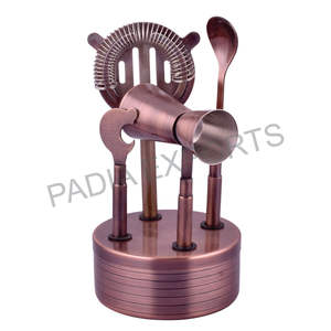 Juego de herramientas de barra de metal de cobre antiguo - Product Image 1