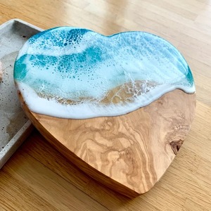 High Quality Handcrafted Sustainable <b>Epoxy</b> Resin Wood Coasters Classic Design Home Restaurant Decor Custom Size Creation - Product Image 1