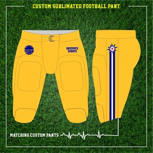 MAILLOTS DE FOOTBALL AMÉRICAINS PERSONNALISÉS AVEC NUMÉROS CHROMÉS UNIFORMES DE FOOTBALL - Product Image 4