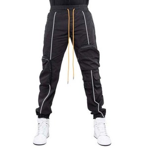 High Quality OEM Pakistan Custom Design Men's Casual <b>Drawstring</b> <b>Trousers</b> Breathable Canvas Joggers Pants with Mid Waist - Product Image 5