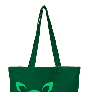 Bolsa Tote de algodón con estampado, botella con asa automática, bolsa de algodón verde fabricada en India, Bengala Occidental - Product Image 5