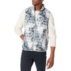 2025 nouveau Design mode hiver personnalisé bouffant hiver corps plus chaud col montant coton hommes gilet sans manches respirant bouffantes vestes - Product Image 4