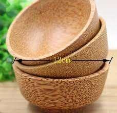 Acacia Wood Eco-Friendly Handmade Mixing <b>Bowls</b>-Salad <b>Bowls</b> with Smooth Finish <b>Deep</b> Design Lightweight & Dishwasher Safe - Product Image 4