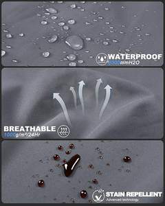 เสื้อแจ็กเก็ตอุ่นนุ่มกันน้ำของผู้ชายเสื้อกันลมซับในผ้าฟลีซให้ความอบอุ่นน้ำหนักเบาสำหรับเดินทางเดินป่ากอล์ฟ - Product Image 5