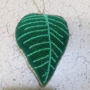 Adorno colgante de Navidad con cuentas hecho a mano, decoración de cara de Papá Noel, regalo artesanal de vacaciones para fiesta en casa, árbol, decoración festiva - Product Image 6