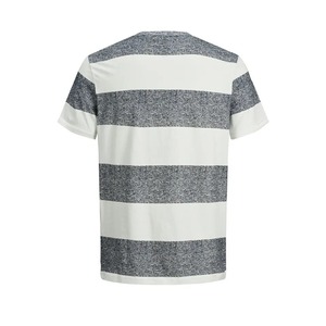 Venta al por mayor de verano de moda de manga corta hombres Camiseta 100% algodón último diseño Casual en blanco precio barato cuello alto hombres camisetas 2023 - Product Image 2