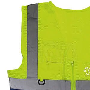 Chalecos DE SEGURIDAD personalizables con equipo de alta visibilidad de rayas reflectantes para trabajos de construcción, tráfico y exteriores - Product Image 6