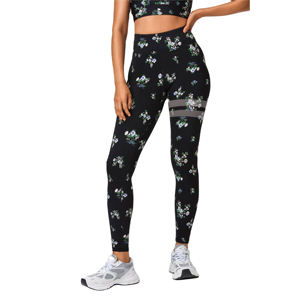 Leggings promotionnels avec logo personnalisé pour femmes, leggings 100% coton, collants pour femmes avec conception par sublimation, leggings pour vêtements de sport - Product Image 1