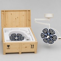 Lámpara Quirúrgica LED de Seis Pétalos para Hospital, OEM, Sin Sombra, Montada en el Techo, Temperatura de Color Ajustable