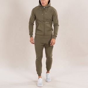 2025 OEM conjunto de Jogger de dos piezas, chándal de lana ajustado para hombre, chándal para hombre, traje de jogging hecho a medida para hombre - Product Image 3