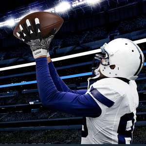 Wholesale Original American <b>Football</b> Receiver <b>Gloves</b> for <b>Youth</b> Best Grip Sports Gear with Custom Logo - Product Image 5