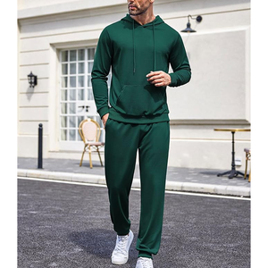 Absorbe la humedad, transpirable, Eversoft Fleece Joggers con bolsillos, de punto, ajuste relajado, pantalones de chándal cónicos - Product Image 2