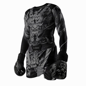 Short de Muay Thai OEM personnalisé avec impression par sublimation MMA Compression - Product Image 5