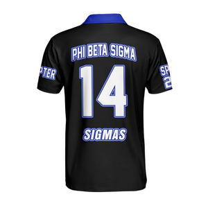 Broderie chenille personnalisable 100 % coton infroissable pour chemise Phi Beta Sigma 1914 Divine Nine Greek Fraternity Classic - Product Image 3