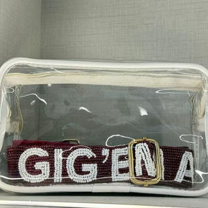 Bolsos cruzados de alta demanda con cuentas para hermandades universitarias, accesorios para el día de partido universitario, correas para bolsos de animación, hermandades - Product Image 1