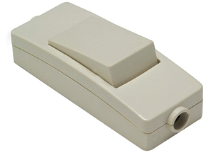 Interruttore di ingresso unipolare grande bianco 250V 2A (Famatel 4402) - Product Image 1