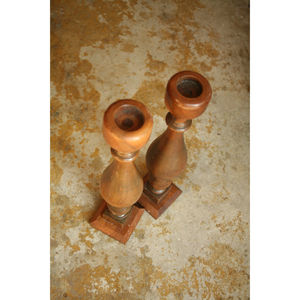 Bougeoirs de forme et de taille personnalisées Lot de 3 bougeoirs et supports élégants pour mariage et décoration intérieure - Product Image 6