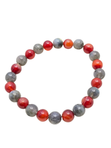 Wholesale AAA-Grade Engraved red <b>carnelian</b> blood stone <b>Bracelet</b> Natural Gemstone Crafts Healing Pattern Starch - Product Image 3