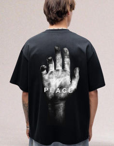 Camiseta de Hombre Extra Grande de Primera Calidad Fabricada en Bangladesh, 100% Algodón, con Logotipo Personalizado, Estampado Gráfico, Hombros Caídos, 240 GSM - Product Image 6