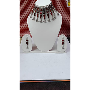 Multicolor <b>Mirror</b> Bindi Necklace for Party Occasions - Product Image 5