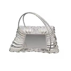 Indian Handcrafted Prettiest <b>Wedding</b> Decorative <b>Gifts</b> Metal <b>Hamper</b> Food Candy And Chocolate Serving Tray - Product Image 3