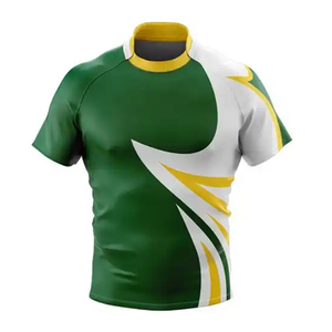 Uniforme de rugby personnalisé de haute qualité Nouveau design Maillot d'impression par sublimation à séchage rapide Maillot de sport d'équipe respirant - Product Image 5