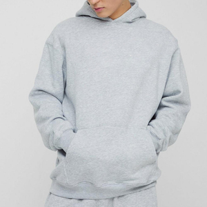เสื้อฮู้ดและเสื้อสเวตเตอร์ของผู้ชายแบบสวมศีรษะผ้าฟลีซหนาโอเวอร์ไซส์ทำจากผ้าคอตตอน100% ออกแบบโลโก้ได้ตามต้องการ - Product Image 3