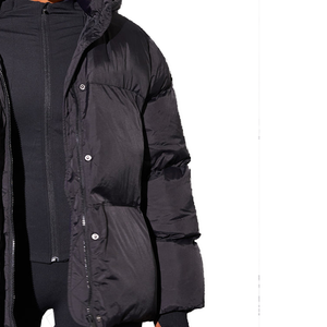 Chaqueta Bomber de Invierno para Hombre, Largo Regular, de Alta Calidad, Impermeable, Cortavientos, Rellena de Algodón, con Cuello Alto y Cierre de Cremallera - Product Image 4