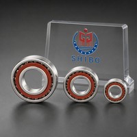 Rodamiento de Bolas de Contacto Angular Híbrido de Cerámica 7910 P4 de Precisión, Tipo Abierto, para Husillo CNC
